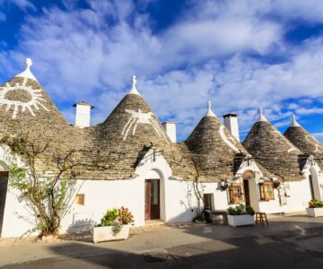 The,Street,Of,Trullo.,A,Trullo,Is,A,Dry,Stone